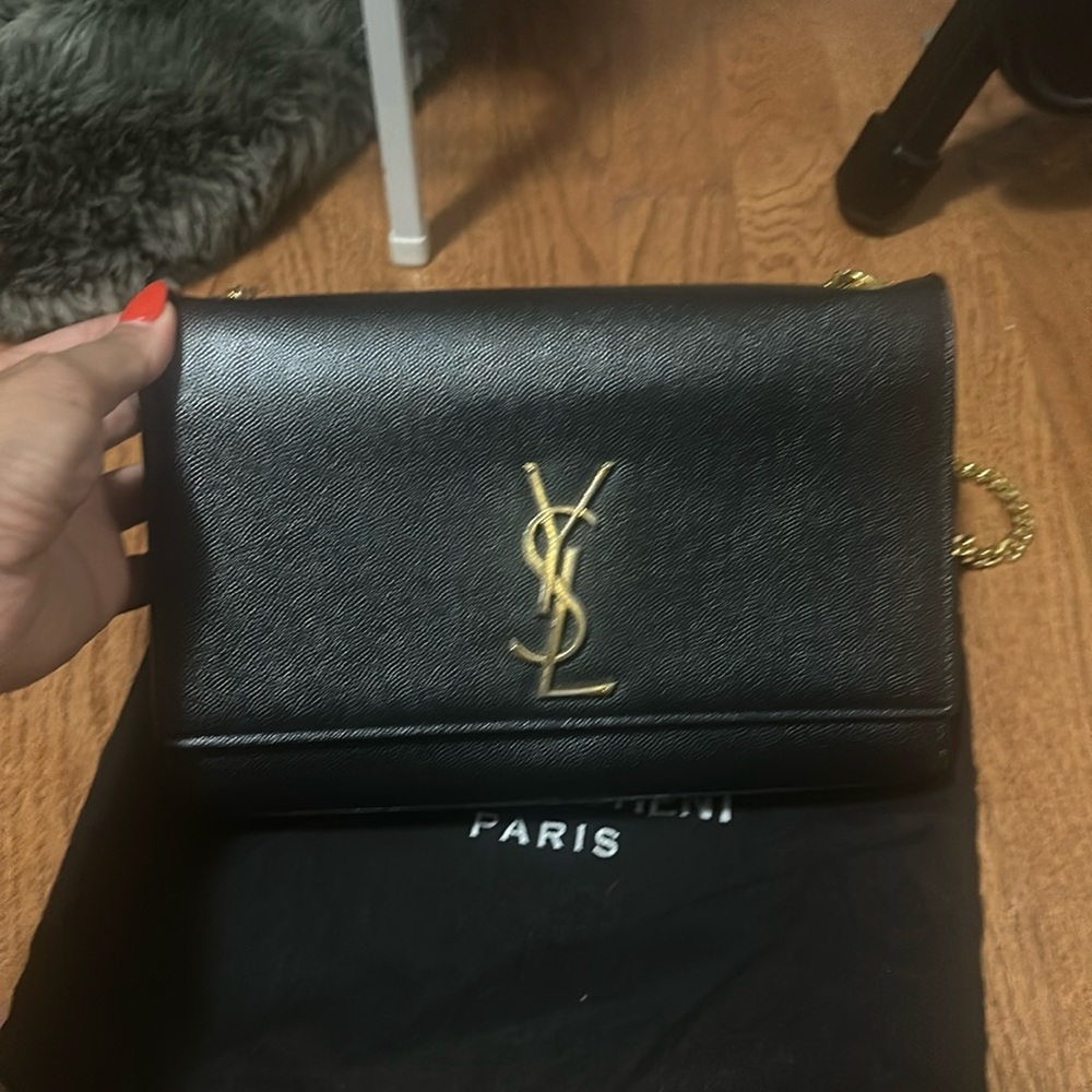COPY - Saint Laurent KATE MEDIUM IN GRAIN DE POUDRE EMBOSSED LEATHER